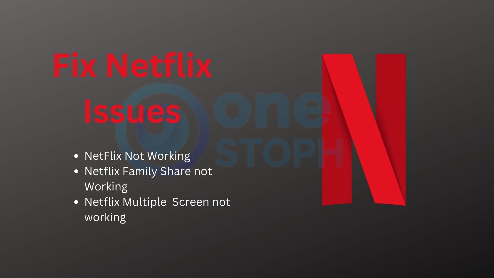 Fix Netflix not Working